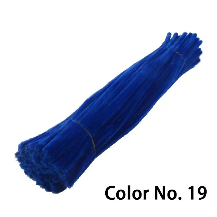 Chenille Stem Pipe Kids DIY Creative Toys Chenille Sticks Cleaners Kindergarten Educational Handmade Material Plush Strips