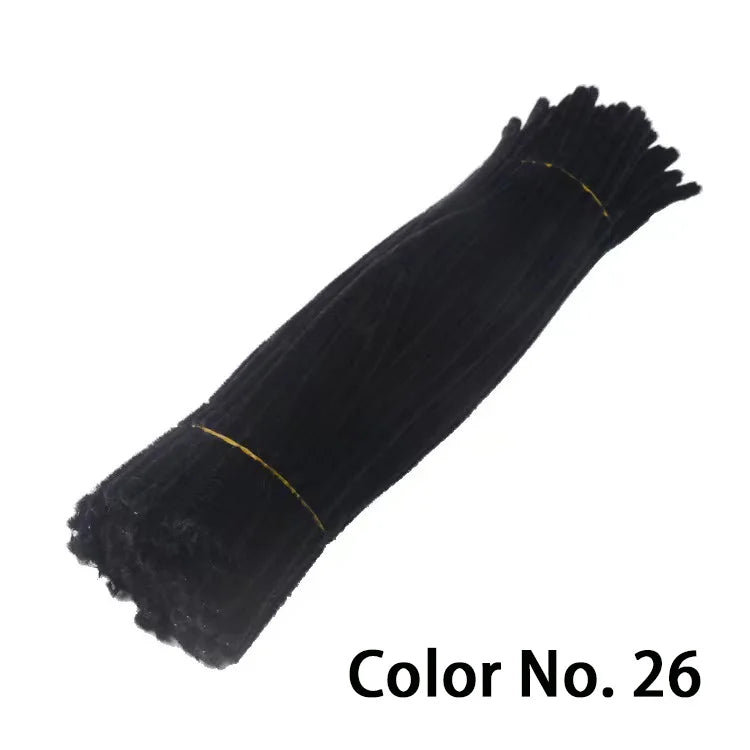 Chenille Stem Pipe Kids DIY Creative Toys Chenille Sticks Cleaners Kindergarten Educational Handmade Material Plush Strips