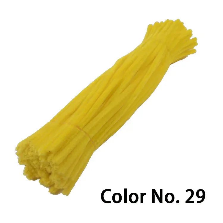 Chenille Stem Pipe Kids DIY Creative Toys Chenille Sticks Cleaners Kindergarten Educational Handmade Material Plush Strips